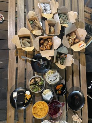 7 meals ordered by delivery from Camouflage!   at Camouflage in Seoul