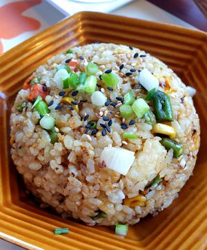 fried rice at Camouflage in Seoul