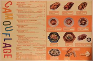 Updated Menu at Camouflage in Seoul