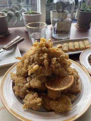 Orange chicken   at Camouflage in Seoul