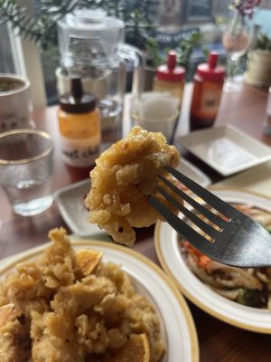 Chewy chicken   at Camouflage in Seoul