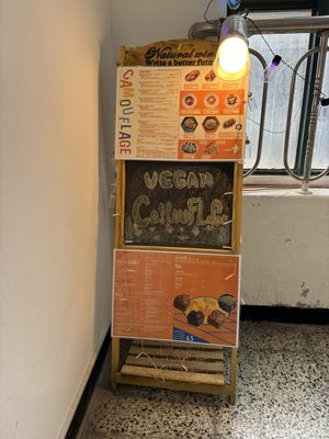 headed up the stairs   at Camouflage in Seoul