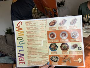 menu  at Camouflage in Seoul
