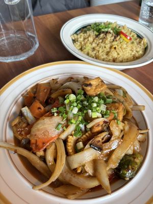 mushroom and tofu   at Camouflage in Seoul