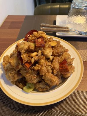 Kungpao „chicken"  at Camouflage in Seoul
