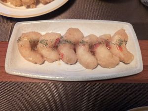 Vegan shrimp at Camouflage in Seoul