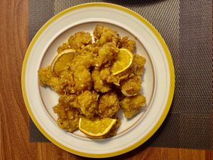 Orange chicken   at Camouflage in Seoul