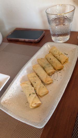 spring rolls at Camouflage in Seoul