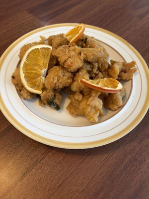 Orange “chicken"  at Camouflage in Seoul