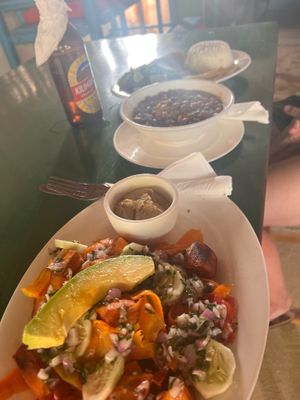 Sweet potato salad at Heart & Soul Cafè  in Zanzibar