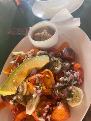 Sweet potato salad at Heart & Soul Cafè  in Zanzibar