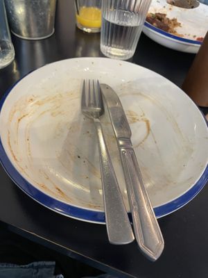 Nice empty bowl!!  at Deeney's in East London