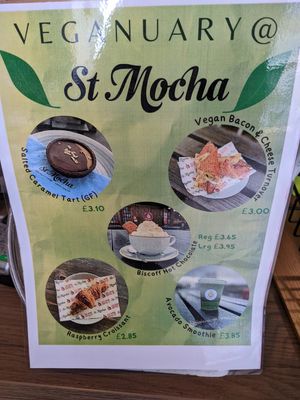 #veganuary  #Veganuary at The Station Coffee Shop in Aberfoyle