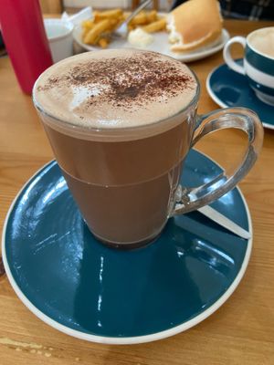 Vegan hot chocolate  at Terrace Cafe in Northallerton