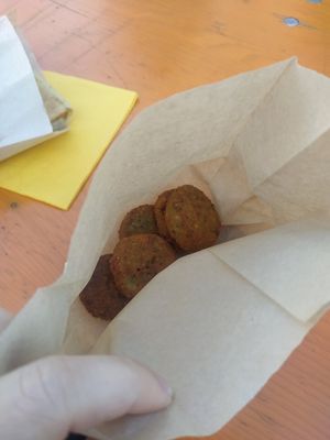 Falafel at La Zappa e Il Mestolo in Bologna
