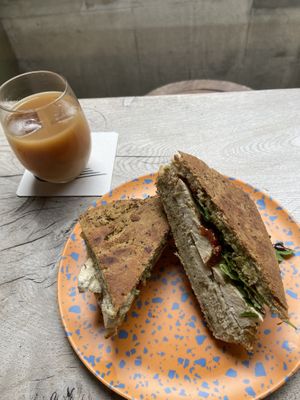   at Ushi's Coffee Corner in Glasgow