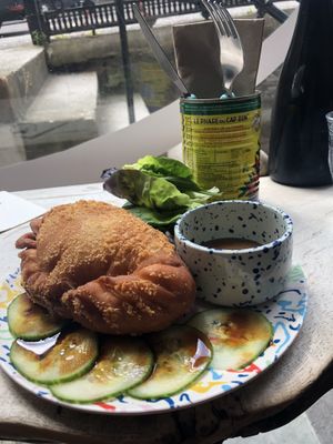Panko bun  at Ushi's Coffee Corner in Glasgow