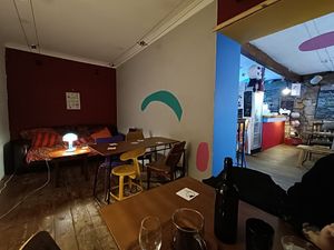 The place itself is very cosy at Ushi's Coffee Corner in Glasgow