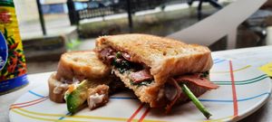 Toastie at Ushi's Coffee Corner in Glasgow