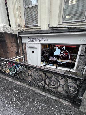   at Ushi's Coffee Corner in Glasgow