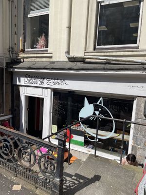   at Ushi's Coffee Corner in Glasgow