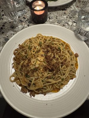   at Pastaio in London