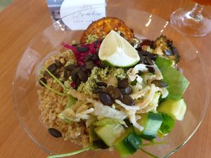 Quinoa bowl at L'Amandier  in Selestat