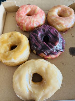 Speciality flavors  at Dough House Vegan Donuts in Black Mountain