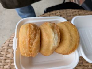 Garlic butter! at Dough House Vegan Donuts in Black Mountain