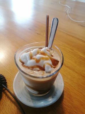 veganized coconut coffee (no condensed milk) at The Joi Factory in Ho Chi Minh City