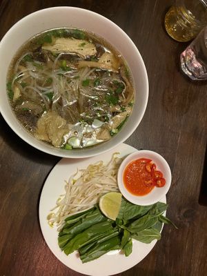 Pho noodle  at The Joi Factory in Ho Chi Minh City