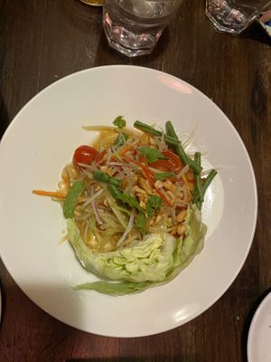 Papayas salad  at The Joi Factory in Ho Chi Minh City