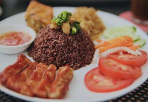 Vegan Broken Brown Rice   at The Joi Factory in Ho Chi Minh City