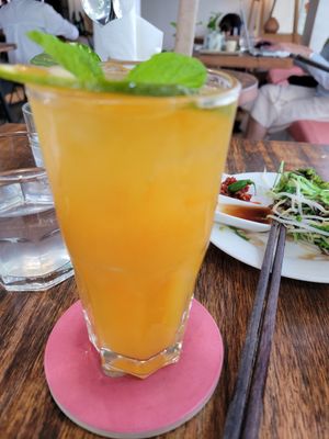 Orange 🍊 Juice  #Veganuary at The Joi Factory in Ho Chi Minh City