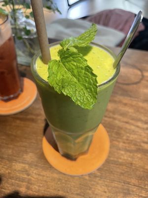 Green dream smoothie, 75,000 VND (plus 10% tax)  at The Joi Factory in Ho Chi Minh City
