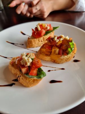 Vegan bruschetta #Veganuary at The Joi Factory in Ho Chi Minh City