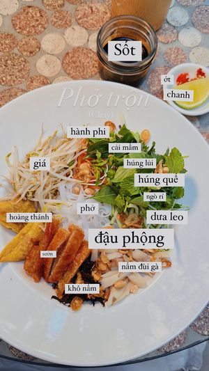 This is Phở, just not the one you’re familiar with. Phở Trộn is a noodle salad originated from the North, and now one of our best sellers. 😋😋  at The Joi Factory in Ho Chi Minh City