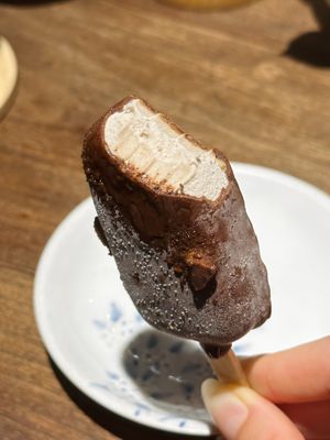 Banana coconut caramel popsicle by Rawberry (55.000 VND)  at The Joi Factory in Ho Chi Minh City