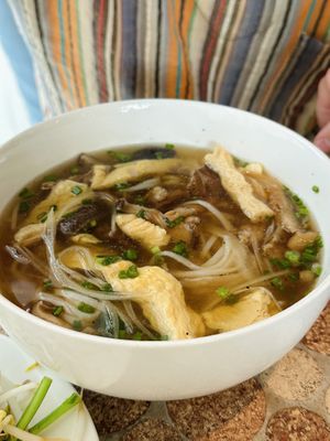 Vegan phở (78.000 VND)  at The Joi Factory in Ho Chi Minh City