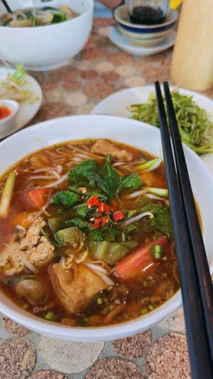 Vegan bún riêu (78.000 VND)  at The Joi Factory in Ho Chi Minh City