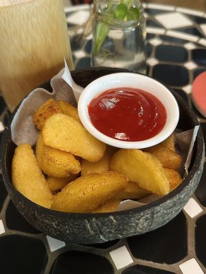 Potato wedges (55k VND)  at The Joi Factory in Ho Chi Minh City