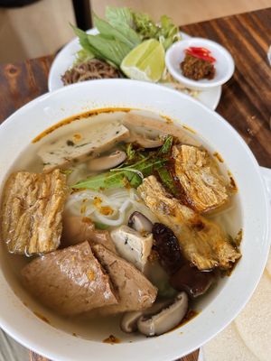 Vegan bún huế (78k VND)  at The Joi Factory in Ho Chi Minh City