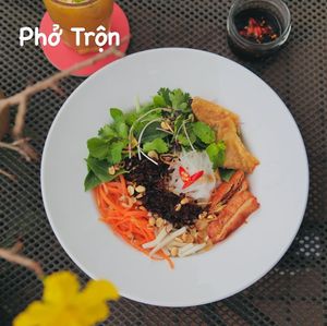 A uniquely Joi invention using some of our most popular ingredients, mushroom jerky and tofu skin used for Cơm Tấm…yummy! at The Joi Factory in Ho Chi Minh City