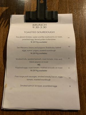 Menu  #Veganuary at Dareshack in Bristol