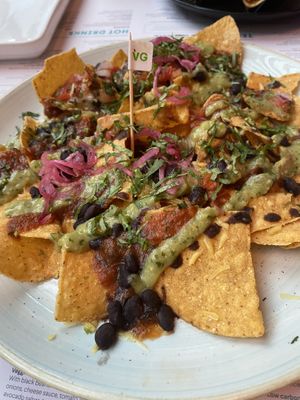 Vegan nachos  at Wahaca - Stratford in East London