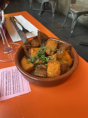 Sweet potatoes   at Wahaca - Stratford in East London