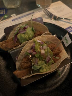 The plant chicken taco. Forgot to take photos of the sides and other dishes.  at Wahaca - Stratford in East London