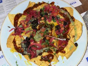 Vegan nachos  at Wahaca - Wimbledon in South West London