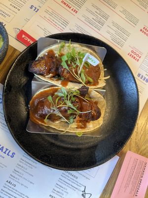 Vegan Plantain tacos  at Wahaca - Wimbledon in South West London
