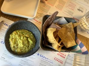 Chips and guacamole  at Wahaca - Wimbledon in South West London
